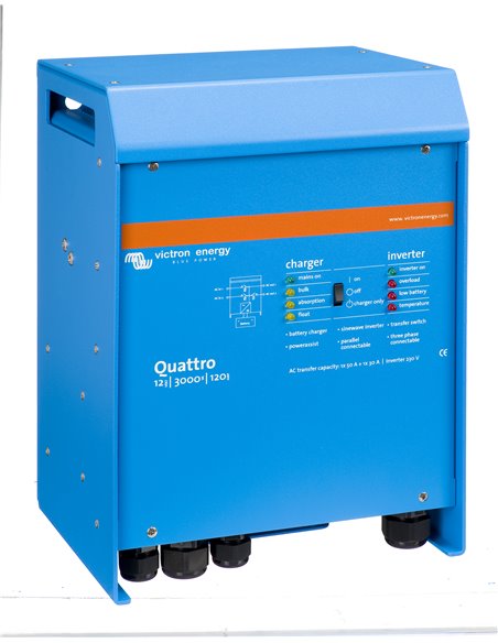 Quattro 12V 3000VA 120A 230VAC (right)