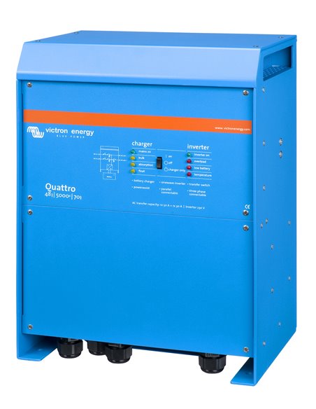 Quattro 48V 5000VA 70-50A 230 VAC (left)