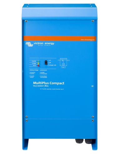 MultiPlus Compact 12V 2000VA 80A (front)