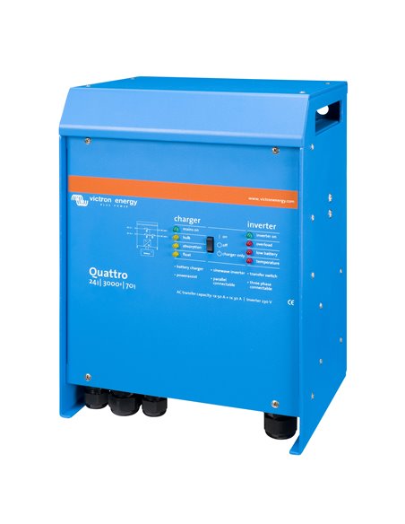 Quattro 24V 3000VA 70A 230 VAC (left)