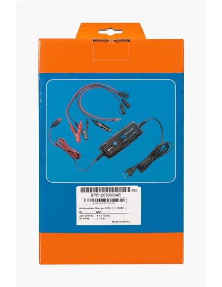 Automotive IP65 Charger 6V/12V-1,1A (blister-back)