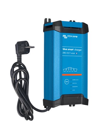 Blue Smart IP22 Charger 24V 8A (1) (left-cable)