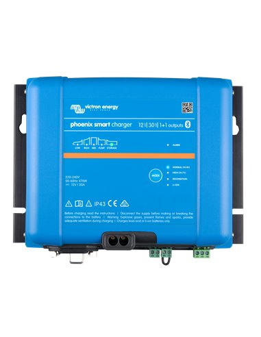 Phoenix Smart IP43 Charger 12V 30A 1+1 outputs (top)