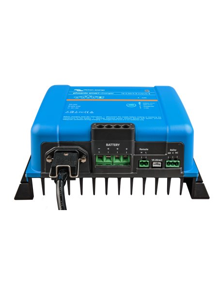 Phoenix Smart IP43 Charger 12V 30A 3 outputs (front-angle)