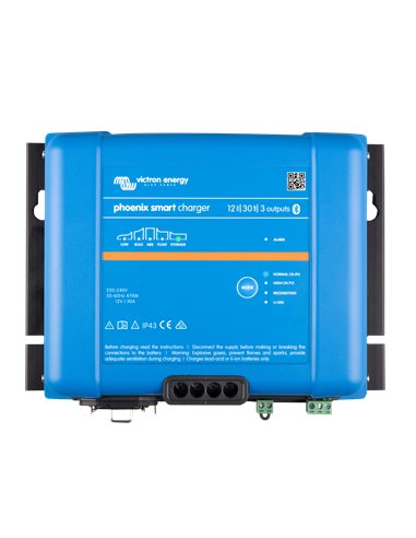 Phoenix Smart IP43 Charger 12V 30A 3 outputs (top)