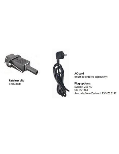 Mains Cord AU/NZ for Smart IP43 / Skylla-S Charger 2m