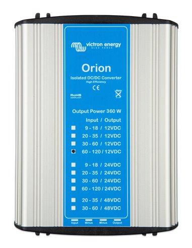 Orion 11012-30A (360W) Isolated DC-DC converter (top)