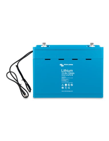LiFePO4 Battery 12.8V 150Ah Smart (front-angle)
