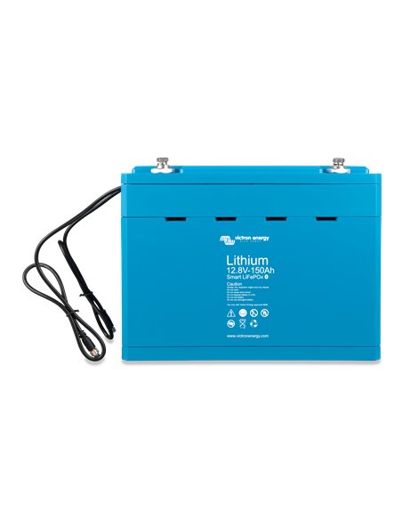 LiFePO4 Battery 12.8V 150Ah Smart (front-angle)