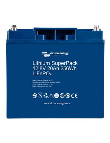 Lithium SuperPack 12,8V 20Ah 256Wh (front)