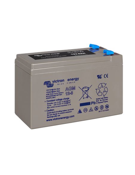 12V 8Ah AGM Deep Cycle Battery (right)