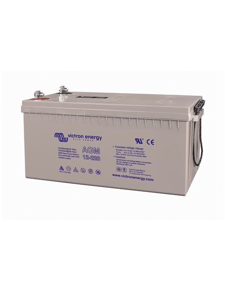 12V 220Ah AGM Deep Cycle (left)