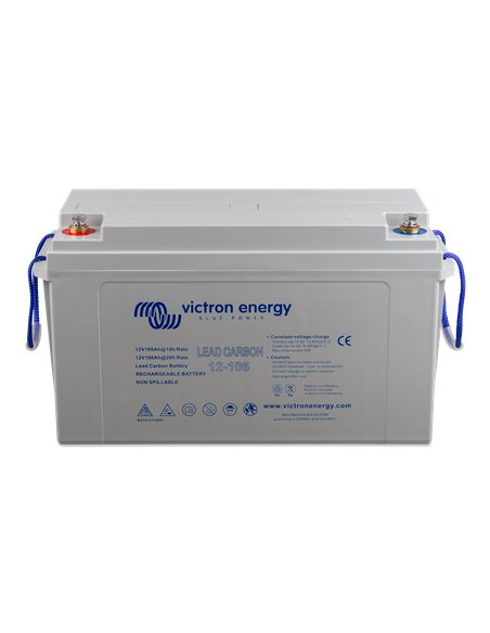 Lead-carbon battery 12V-106Ah - front angle