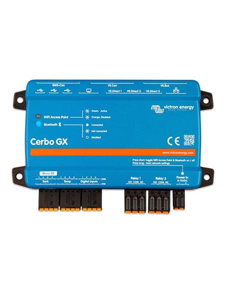 Cerbo GX (top connections)