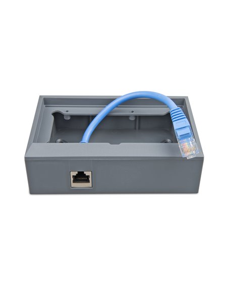 Wall mount enclosure for 65 x 120mm GX panels_front-angle
