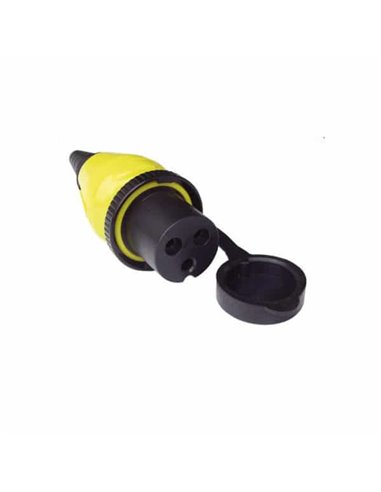 Plug 32A/250Vac (2p/3w) for Power Inlet stainless steel 32A