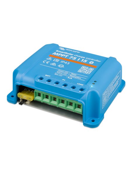 SmartSolar charge controller MPPT 75/15 (right)