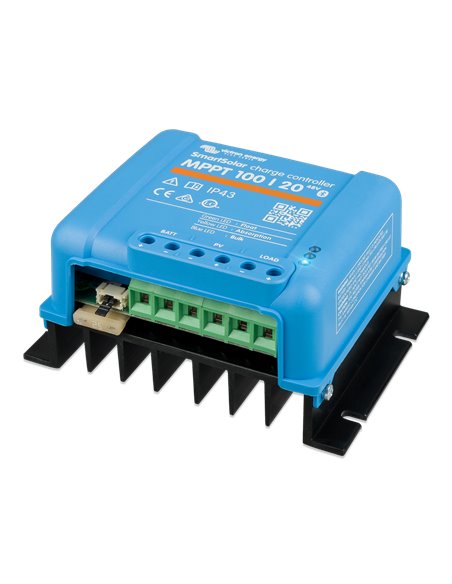 SmartSolar charge controller MPPT 100/20 48V (left)