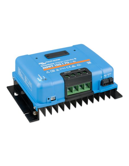 SmartSolar charge controller MPPT 150/70-Tr (left)