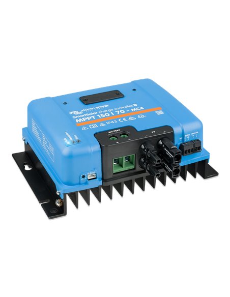 SmartSolar charge controller MPPT 150/70-MC4 (left)