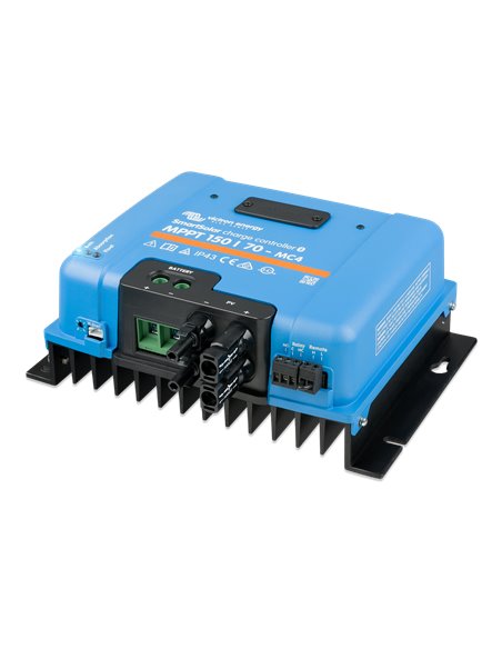 SmartSolar charge controller MPPT 150/70-MC4 (left