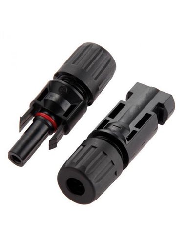 Solar connector pair MC4, 1x Male/1x Female
